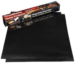 2-Pack Large Non-Stick Oven Liners - 17x 25 BPA  PFOA Free