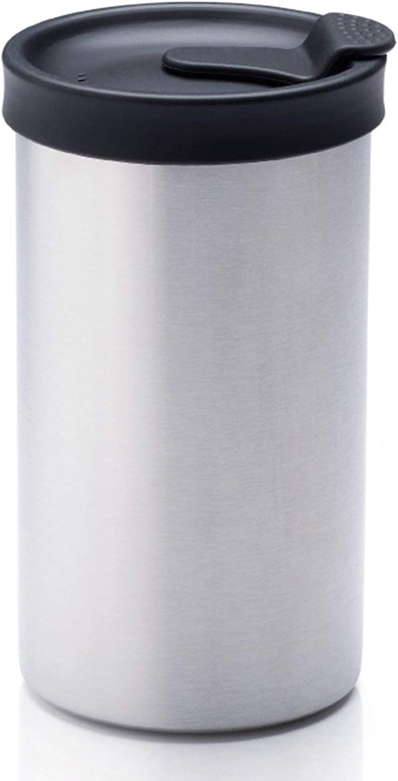 PRESSE by Bobble French Coffee Press And Insulated Stainless Steel Travel Tumbler for On-The-Go Brewing - 13 oz (Peacock)