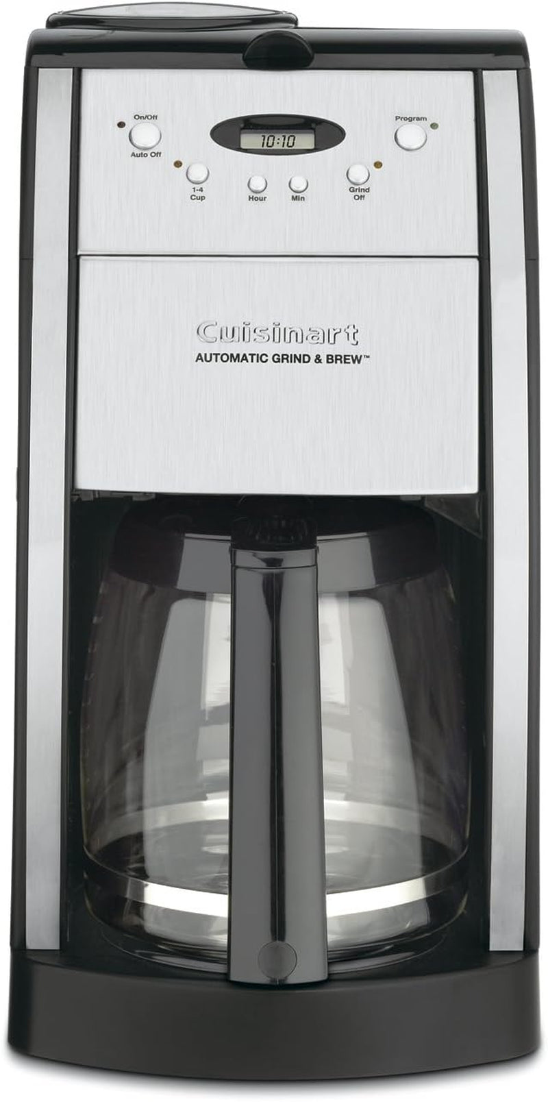 Cuisinart DGB-800 Fully Automatic Burr Grind & Brew, 12-Cup Glass, Silver