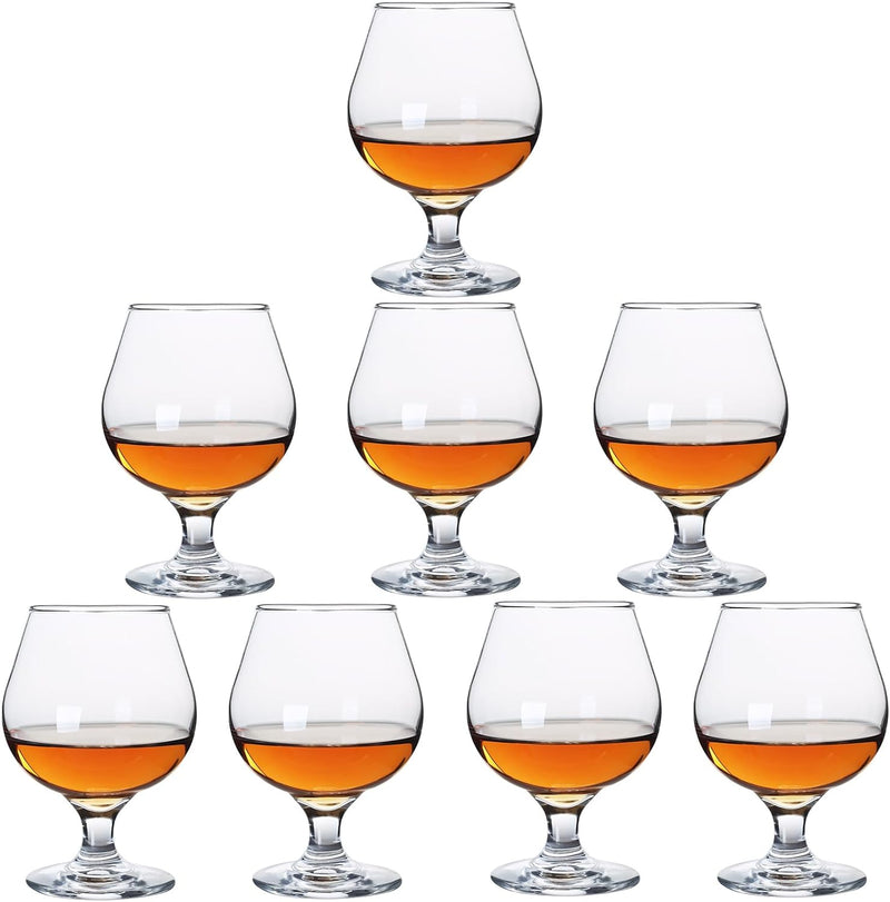 Srgeilzati Snifters 5oz Shot Glasses Set of 6 Cute Brandy Cognac Glasses 150ml (150ml | 5 floz)