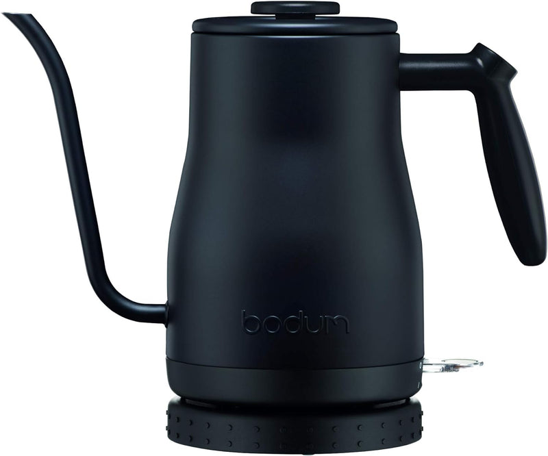 Bodum 11940-01US Bistro Gooseneck Electric Water Kettle, 34 Ounce, Black