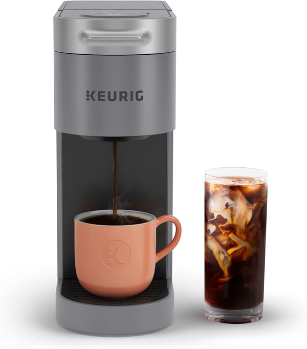 Keurig K-Slim + ICED Single Serve Coffee Maker, Brews 8 to 12oz. Cups, Gray