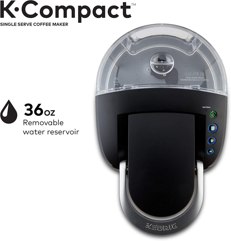 Keurig MAIN-85544 Compact Single-Serve K-Cup Pod Coffee Maker, Black, 2.3