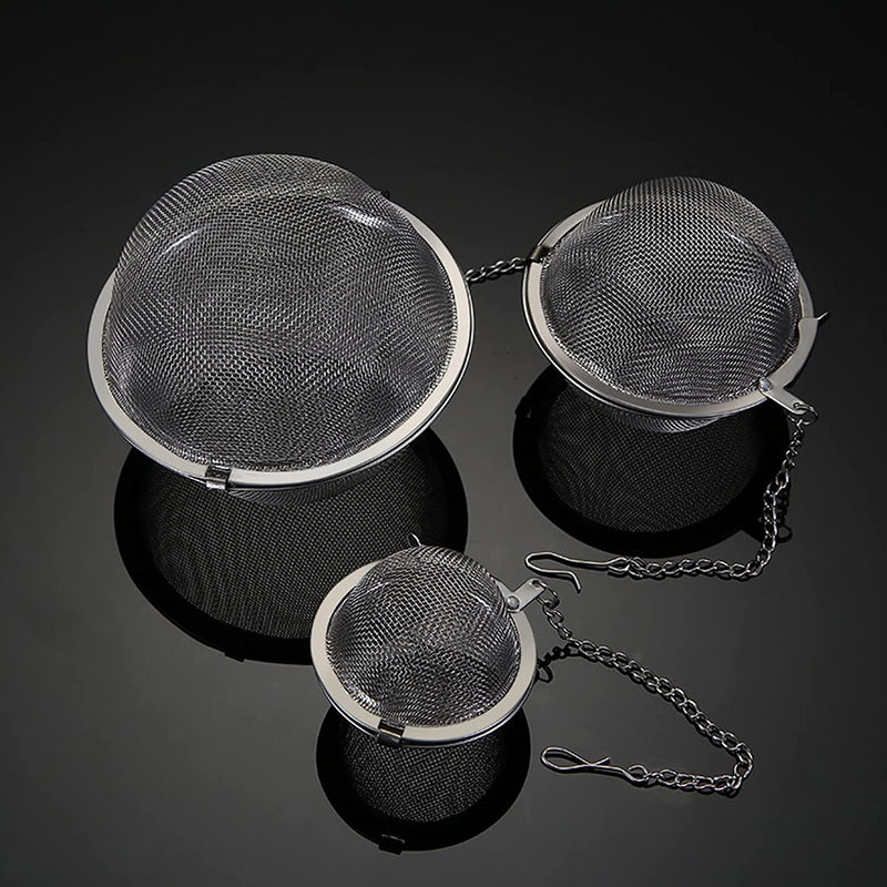 3PCS Tea Infuser, Upgraded Tea Strainer, Premium Tea Infusers for Loose Tea, Tea Steeper, Tea Ball for Tea Flavoring Herbal Spices Seasonings