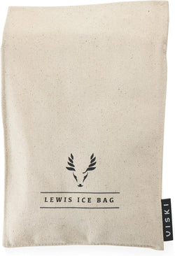 Viski Lewis Ice Bag, Professional Grade Canvas Ice Crushing Bag for Chilled Cocktails, 12″ x 7.25″