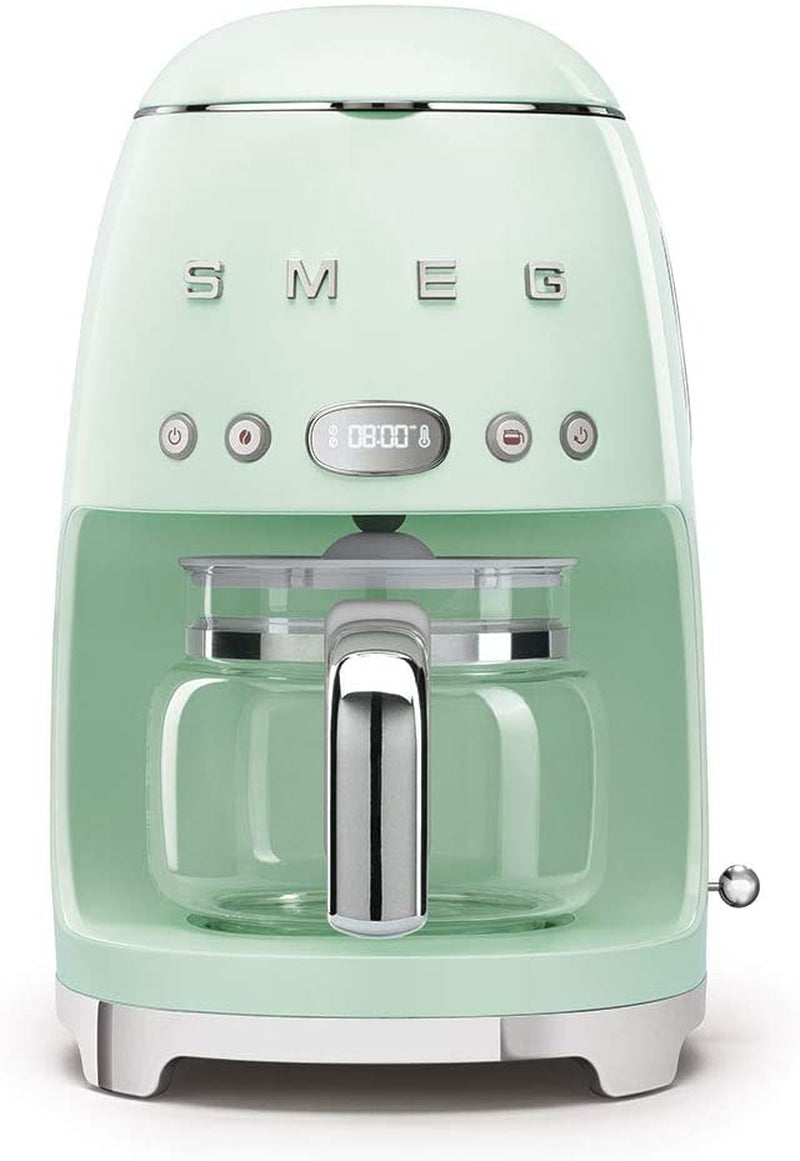 Smeg Retro Style Coffee Maker Machine, 17.3 x 12.8 x 11.3, Cream