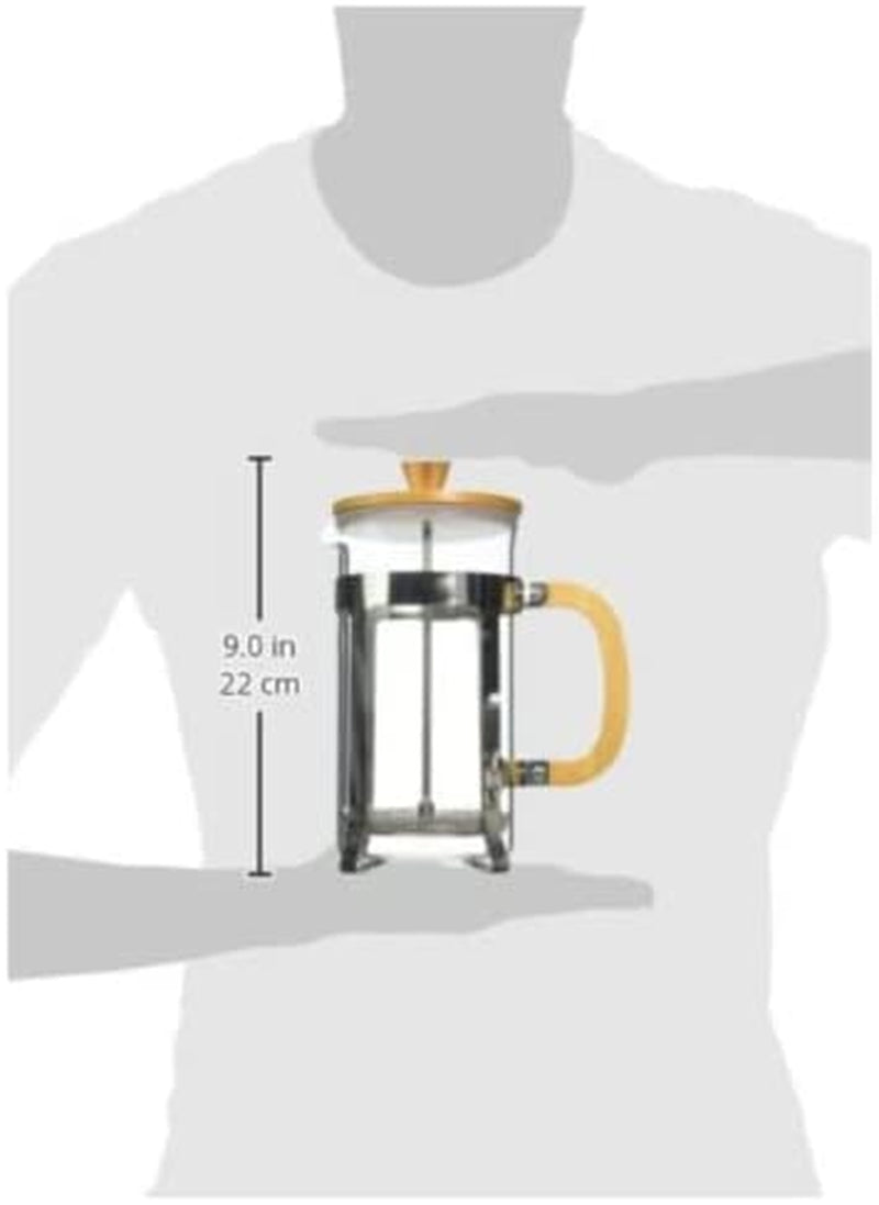 Upromax French Press 8-Cup Coffee Makers, Heat-Resistant Borosilicate Glass