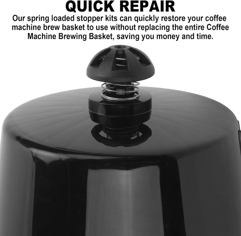 Coffee Machine Brewing Basket Bottom spring loaded stopper kits Fits for Hamilton Beach CoffeeMaker Brew Basket 990117900 990237500