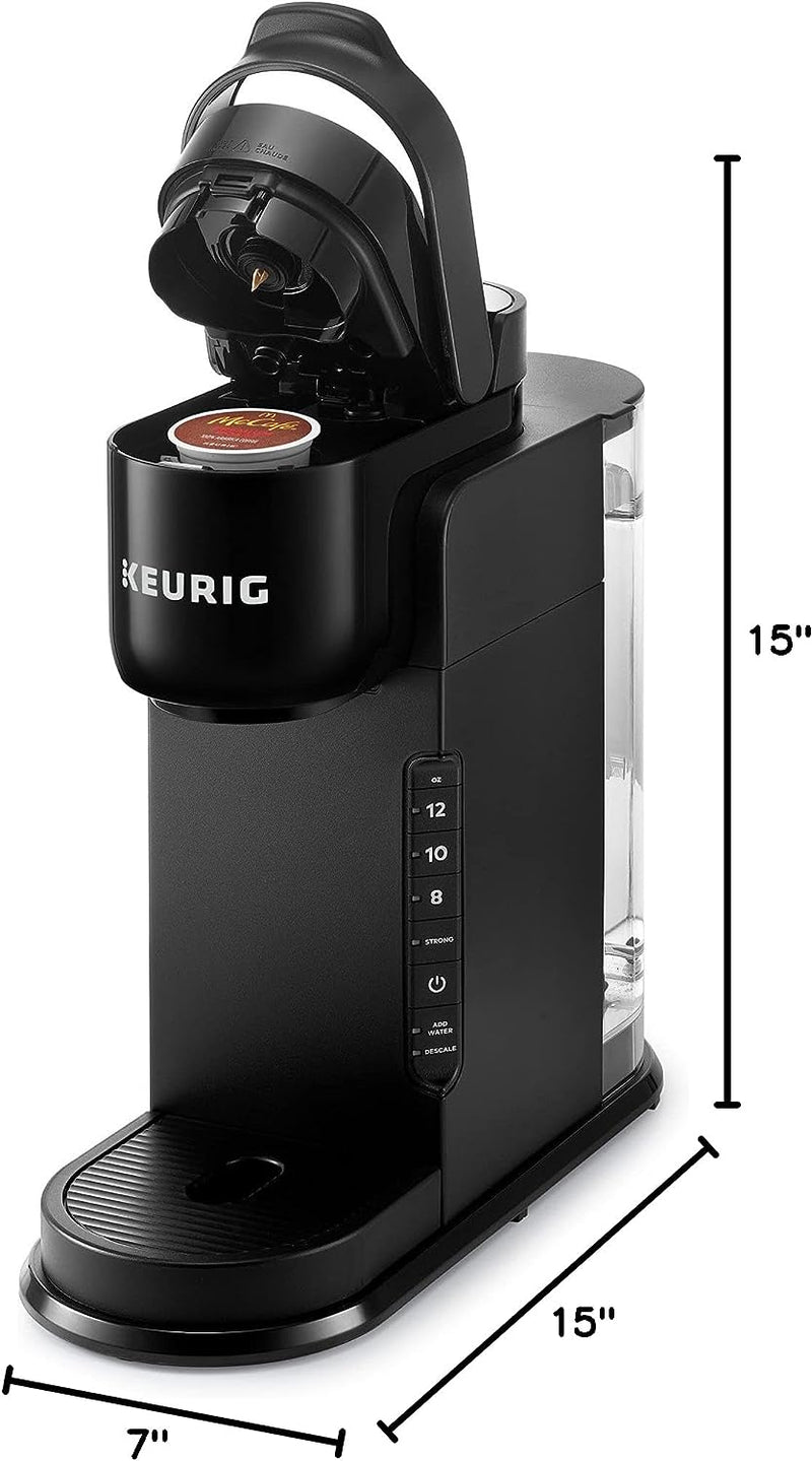 Keurig K-Express Coffee Maker, Single Serve K-Cup Pod Coffee Brewer, Black, 12.8” L x 5.1” W x 12.6” H