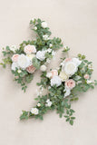 Head Table Floral Swags in White & Sage