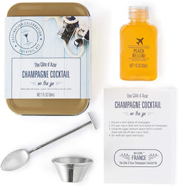 Thoughtfully Cocktails, Cocktail Kit Travel Tin Gift Set, Includes Classic Margarita Cocktail Mixer, Jigger, Bar Spoon and Recipe Card (Contains NO Alcohol)