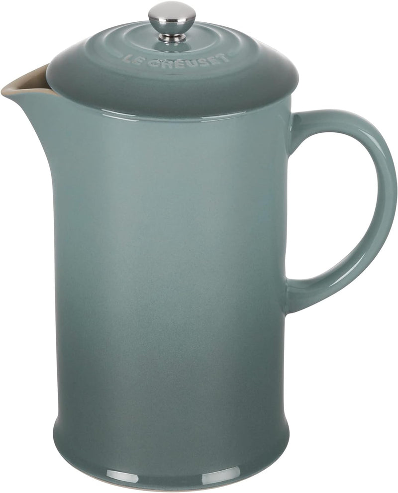 Le Creuset Stoneware French Press, 34 oz., Cerise