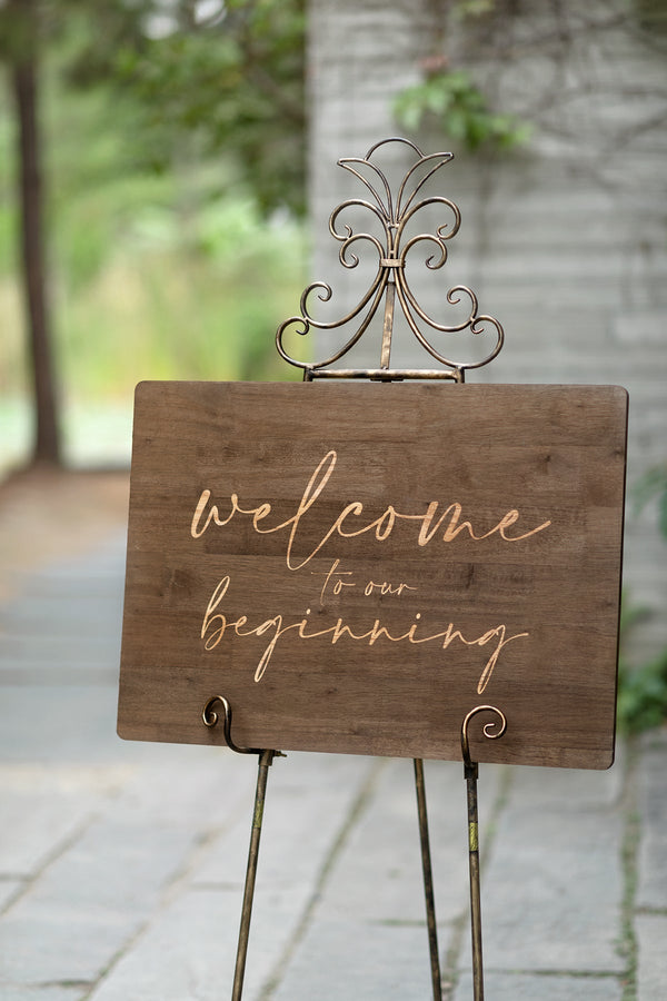 Halloween Wooden Welcome Sign - Clearance