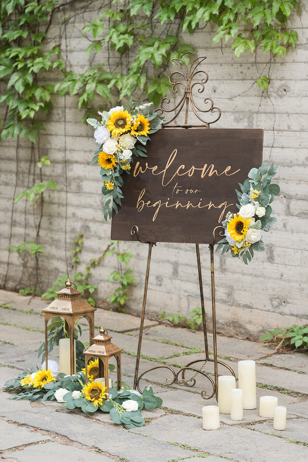 Sunflower Decor Sign - Flower Theme Clearance