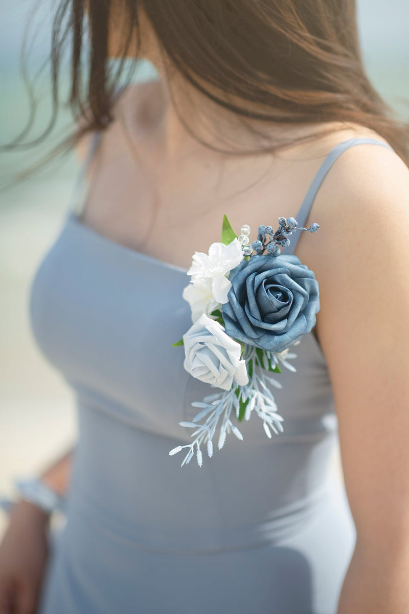 Bridal Flower Package - Romantic Dusty Blue