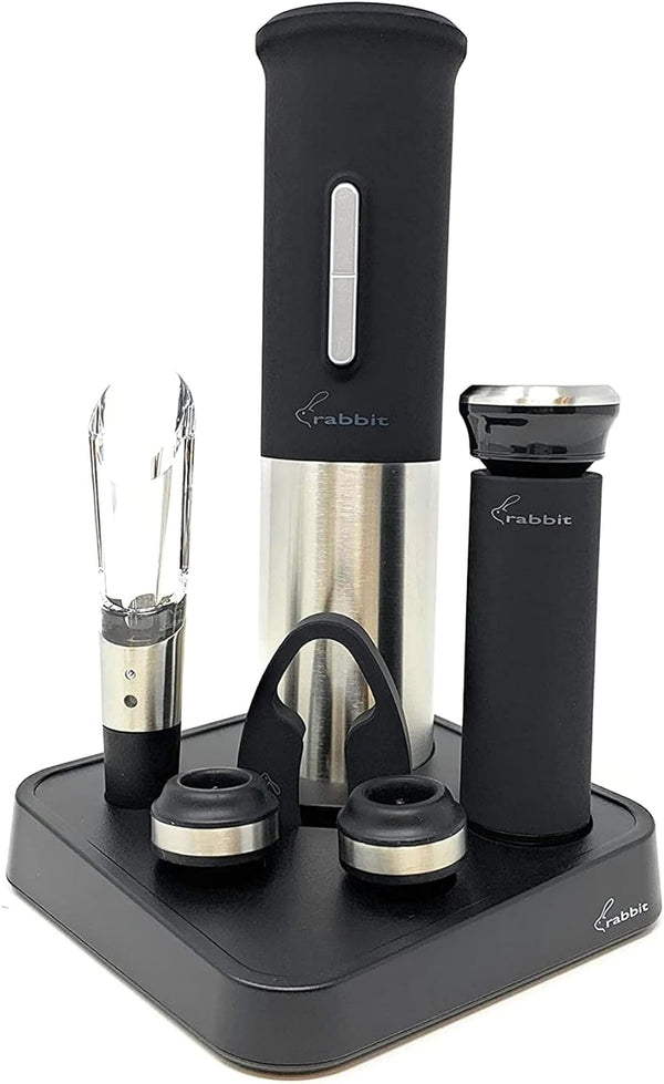 Rabbit Electric Wine Opener Set