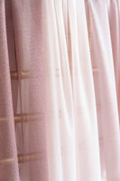 Wedding Backdrop Curtains in Dusty Rose & Navy