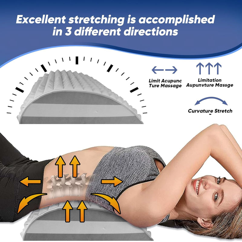 Acemend Back Stretcher,Refresh Back Stretcher, Neck and Back Stretcher for Lower Back Pain Relief,Herniated Disc, Sciatica, Scoliosis, As Gift for Girlfriend, Suitable for Various Places - Home, Gym