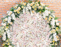 24 Pieces Artificial Flower Grid Panels, Artificial Flowers Wall Frames, 10X10 Inch Plastic Fences Panel Decorative Wall Display for Artificial Flowers Plant Base Wedding Party Decoration