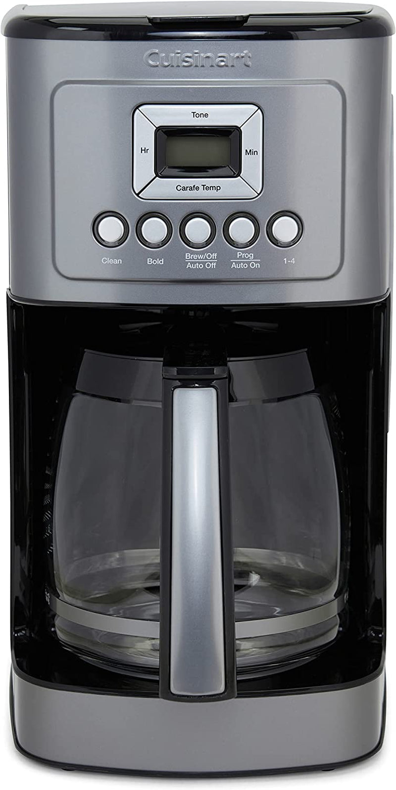 Cuisinart Coffee Maker, 14-Cup Glass Carafe, Fully Automatic for Brew Strength Control & 1-4 Cup Setting, Stainless Steel, DCC-3200P1