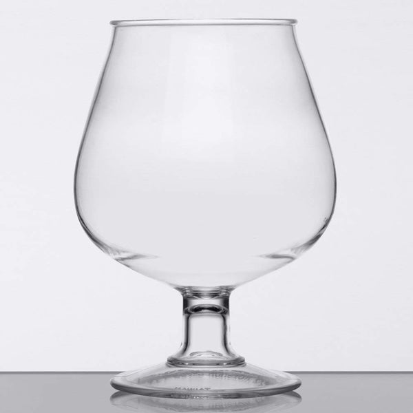 G.E.T. BRA-2-PC-CL-EC 16 oz. Plastic Brandy Glasses, Break Resistant Dishwasher Safe Polycarbonate (Pack of 4), Medium