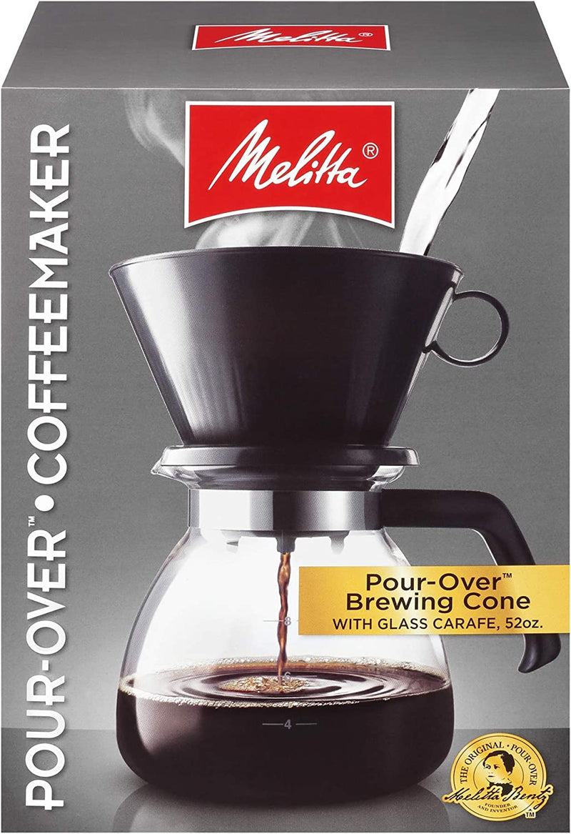 Melitta 640616 Coffee Maker, 52 oz, Glass Carafe