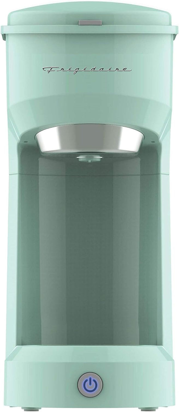 Frigidaire ECMK088-MINT Retro Single Serve Maker, Brewer for Ground Coffee,300 ml, MINT