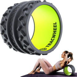 TRACWHEEL Patented Trigger Point Muscle Roller and Back Cracker, Helps to Relieve Back Pain and Provide Postural Relief