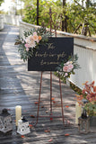 Artificial Flower Swag Set of 2 for Fake Flower Arrangements Wedding Welcome Ceremony Sign and Reception Backdrop Floral Decoration (Blush)