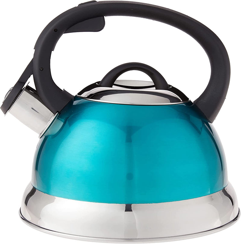 Mr. Coffee Flintshire 1.75-Quart Whistling Tea Kettle Stainless Steel (91407.02) (93586562M)