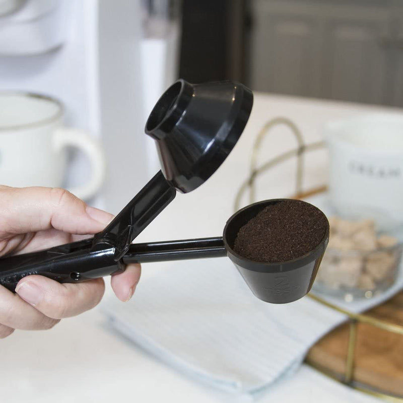 Perfect Pod EZ-Scoop | 2-in-1 Coffee Scoop and Funnel for Single-Serve Refillable Capsules, 2 Tablespoon Portioned Coffee Scooper