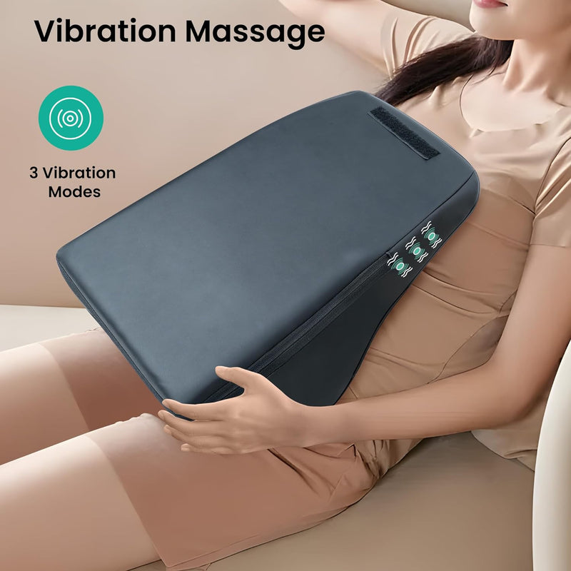 Snailax Back Massager for Back Pain Deep Tissue, Shiatsu Lower Back Neck Massager with Heat, 3D Kneading Massage Pillow for Back Neck Shoulder Legs, Christmas Gifts for Mom, Dad, Women