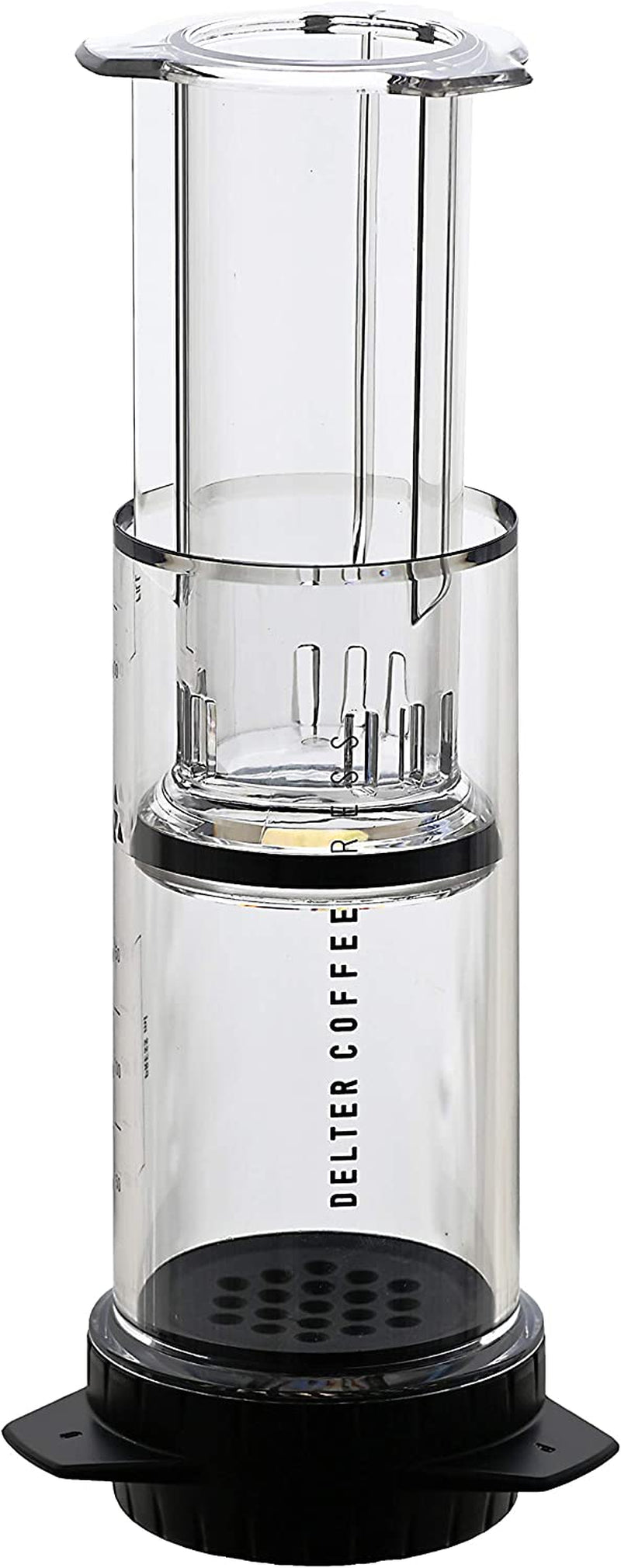 Delter Coffee Press, 400ml, Transparent Grey