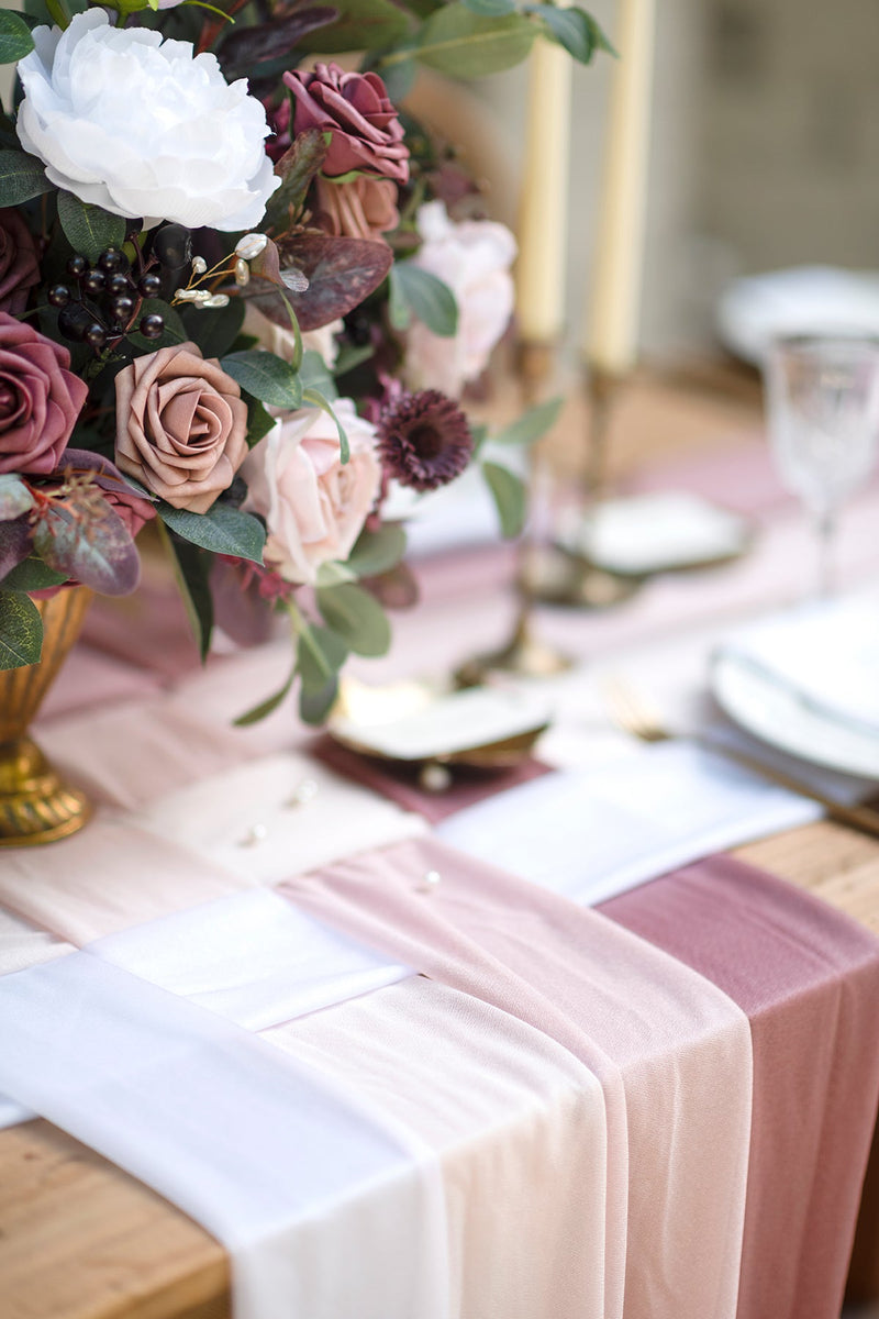 Dusty Rose  Mauve Table Linens