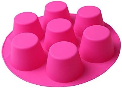 Silicone Muffin Pan - Non-Stick Cupcake Mold BPA-Free 12 Cups