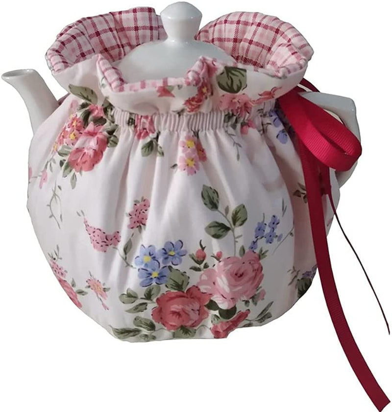 Cotton Tea Cozy for Teapots Printed Tea Cosy Tea Cover Keep Warm Tea Pot Dust Cover Insulated Kettle Cover for Home Kitchen Decorative Accessories (C15)