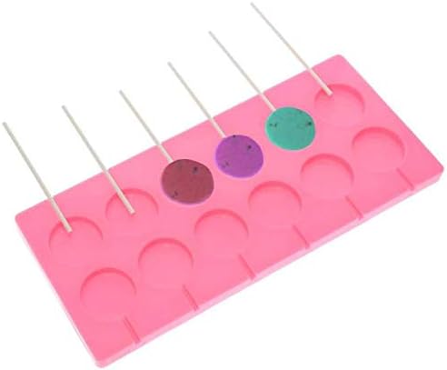 AKINGSHOP Silicone Cake Pop Mold Set with 60Pcs Sticks Bags and Twist Ties - Great for Lollipops Hard Candy Cake Pops and Chocolates