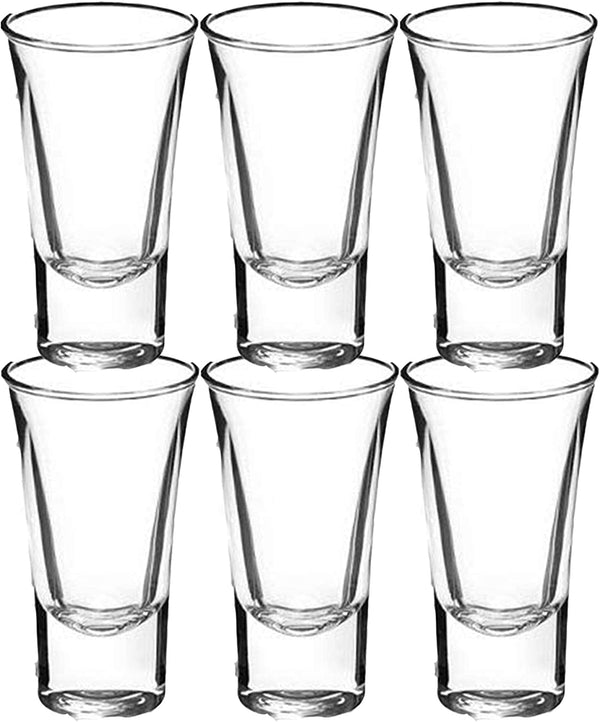 Gmark 2-Ounce 2-Oz Heavy Base Shot Glass Set, Whiskey Shot Glass espresso liquor 12-Pack GM2026