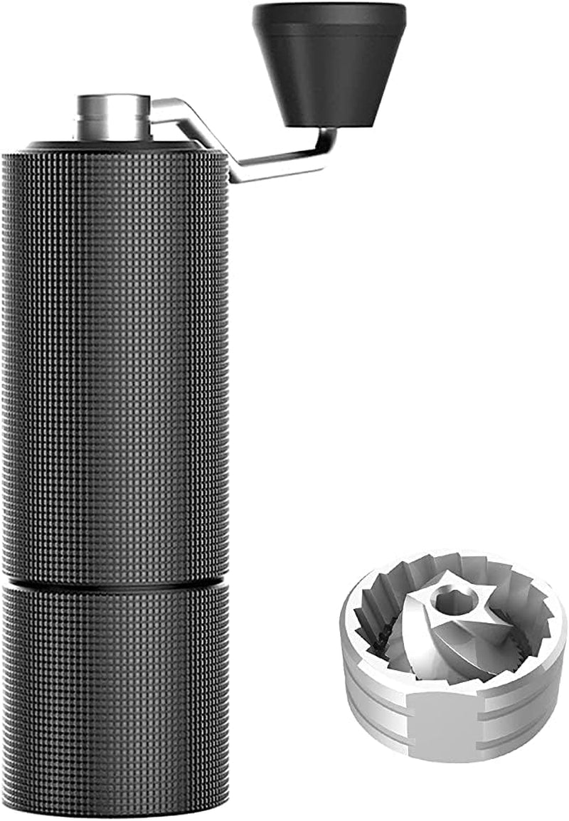 TIMEMORE C2 Hand Coffee Grinder, Stainless Steel Burr Manual Coffee Grinder for Espresso to French Press, Gray