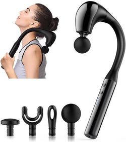 Revolutionary U-Shaped Massage Gun Back Massager for Pain Relief Deep Tissue Body Massager for Neck,Shoulder,Leg-Reach Every Muscle with Ease