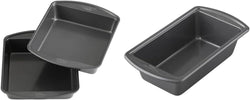 Wilton Perfect Results Premium Non-Stick 8-Inch Square Cake Pans, Set of 2, Steel Bakeware Set