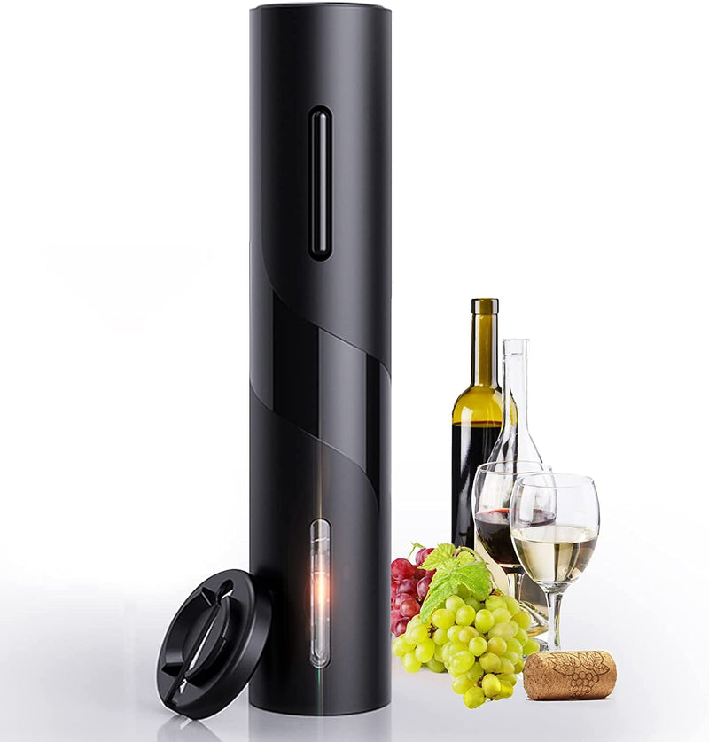 Electric Wine Opener Set, Automatic Corkscrew Opener Kit, Battery Operated Openers for Wine Bottles with Foil Cutter, Wine Aerator Pourer, Vacuum Stoppers. 5-in-1 multifunctional wine accessories