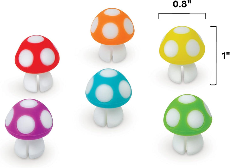 Genuine Fred Tiny Toadstools Drink Markers, 1 inch (5297217)