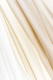 Sheer Wedding Arch Draping in Champagne Christmas