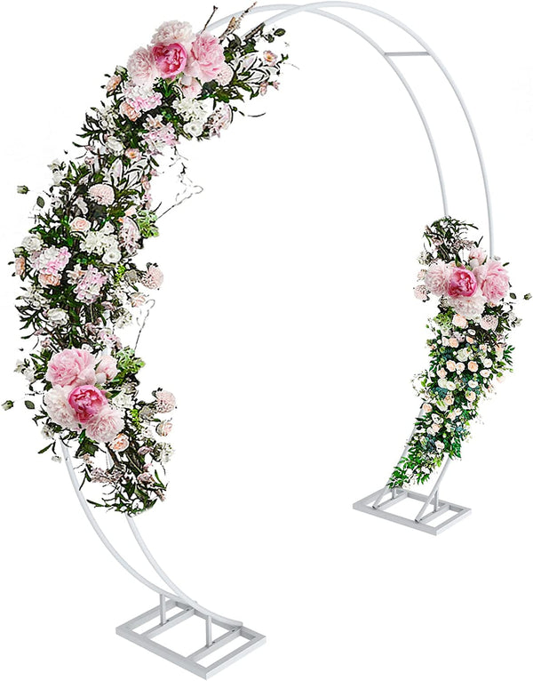 Double Hoop Arch Backdrop Stand - Balloon Garland Frame for Event Decor
