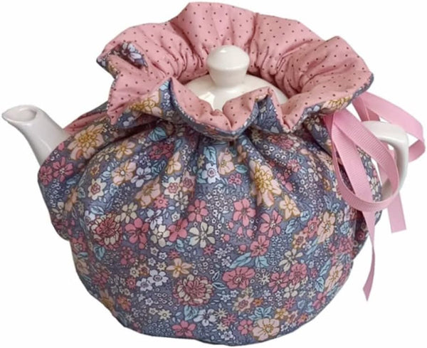 Vintage Handmade Tea Cozy, Nature Cotton Teapot Dust Proof Cover Insulated Kettle Tea Warmer for Home Kitchen Decor Tea Cozies for Hotel Restaurant Tea Party