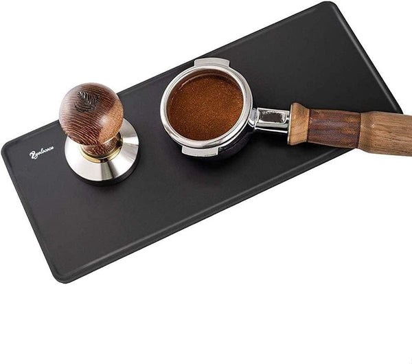 Yolococa Tamper Mat Espresso Tamping Mat Food Grade Non-Slip Coffee Pad Tamp Station Espresso Accessory, 5 Inch X 12 Inch