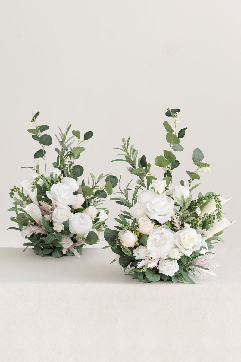 Free-Standing White  Sage Flower Arrangements