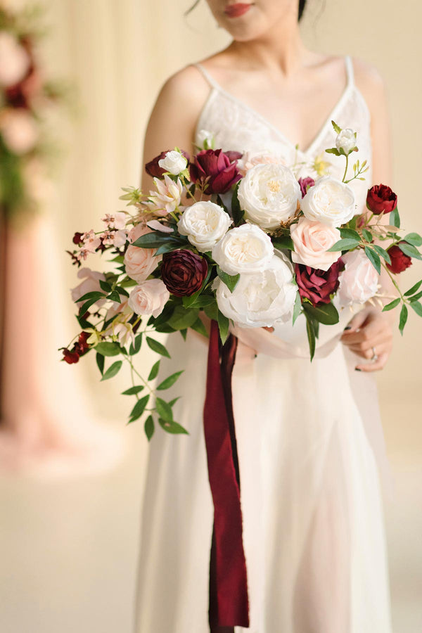 Large Marsala Bridal Bouquet