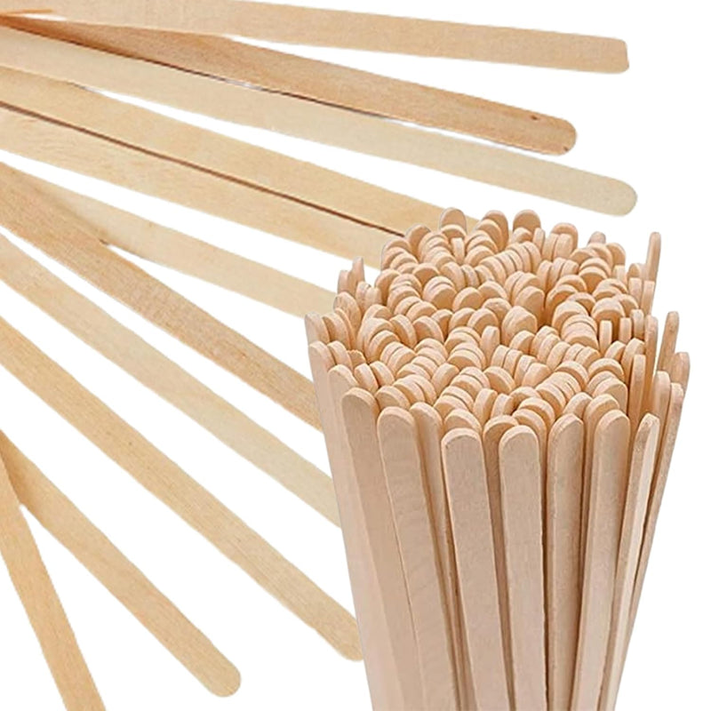 Perfect Stix Premium Wooden Coffee Stirrer Sticks, Thick Birch Wood 1000 Count, 5.5" Inches. Eco-Friendly Wooden Stirrers (5.5Inches / 1000PC)